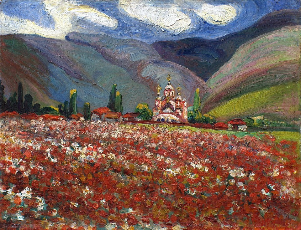 Kosovski Božuri – Gračanica (1913) – Nadežda Petrović Tablo