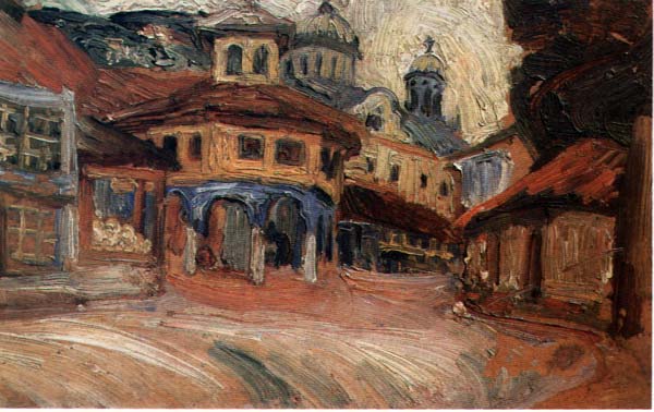 Stari Sedrvan (1913) Nadežda Petrović tablo - Dekolata