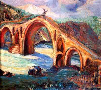 Turski Bridge Nadežda Petrović tablo - Dekolata