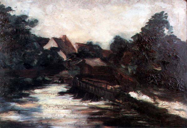 Vodenica (1901) Nadežda Petrović tablo - Dekolata