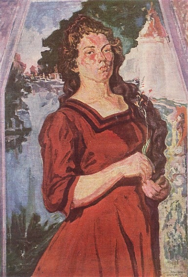 A Revolutionary (1924) Oleksa Novakivskyi tablo - Dekolata
