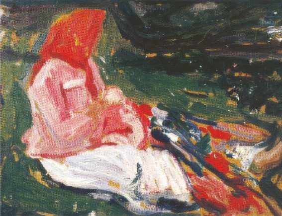 A Woman with Child (1899) Oleksa Novakivskyi tablo - Dekolata