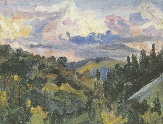 Evening Approaches (1924) Oleksa Novakivskyi tablo - Dekolata