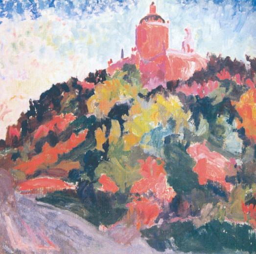 Expressionist Saint Georges Cathedral (1930) – Oleksa Novakivskyi Tablo