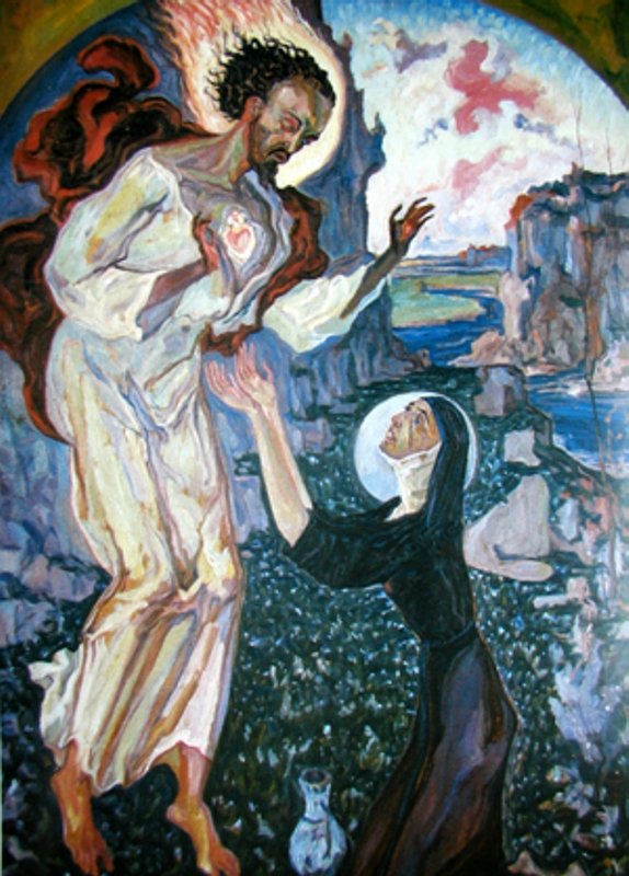 Heart of Jesus (1913) – Oleksa Novakivskyi Tablo