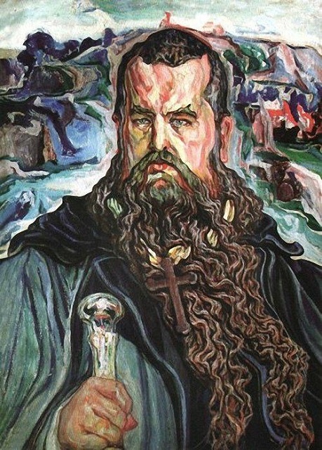 Moses (Portrait of Andrei Sheptytsky) (1915) – Oleksa Novakivskyi Tablo