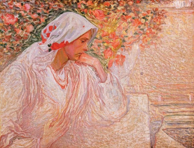 My Muse (Portrait of the Wife) Oleksa Novakivskyi tablo - Dekolata