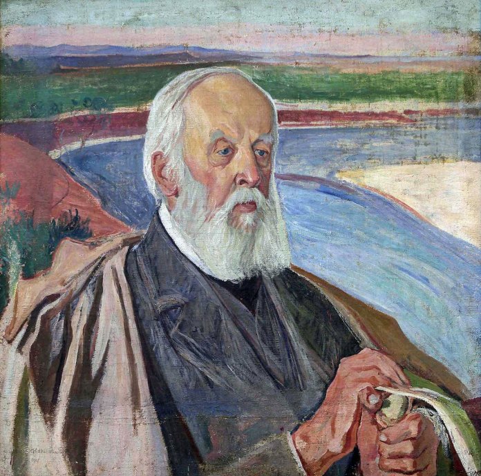 Portrait of Sylvester Golubovsky (1917) – Oleksa Novakivskyi Tablo