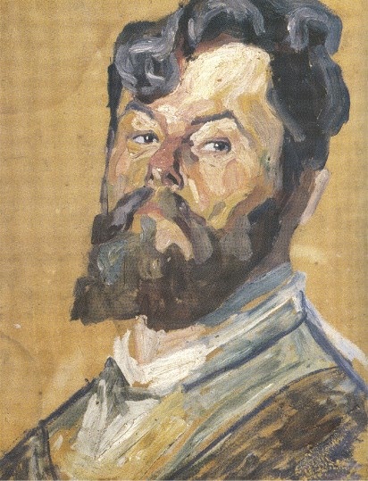 Self portrait (1910) Oleksa Novakivskyi tablo - Dekolata