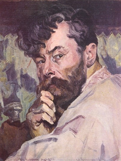 Self portrait (1935) Oleksa Novakivskyi tablo - Dekolata