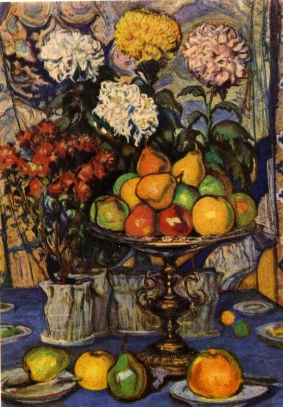 Still Life (1916) Oleksa Novakivskyi tablo - Dekolata