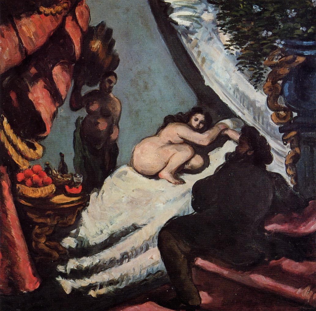 A Modern Olympia (1870) Paul Cézanne tablo - Dekolata