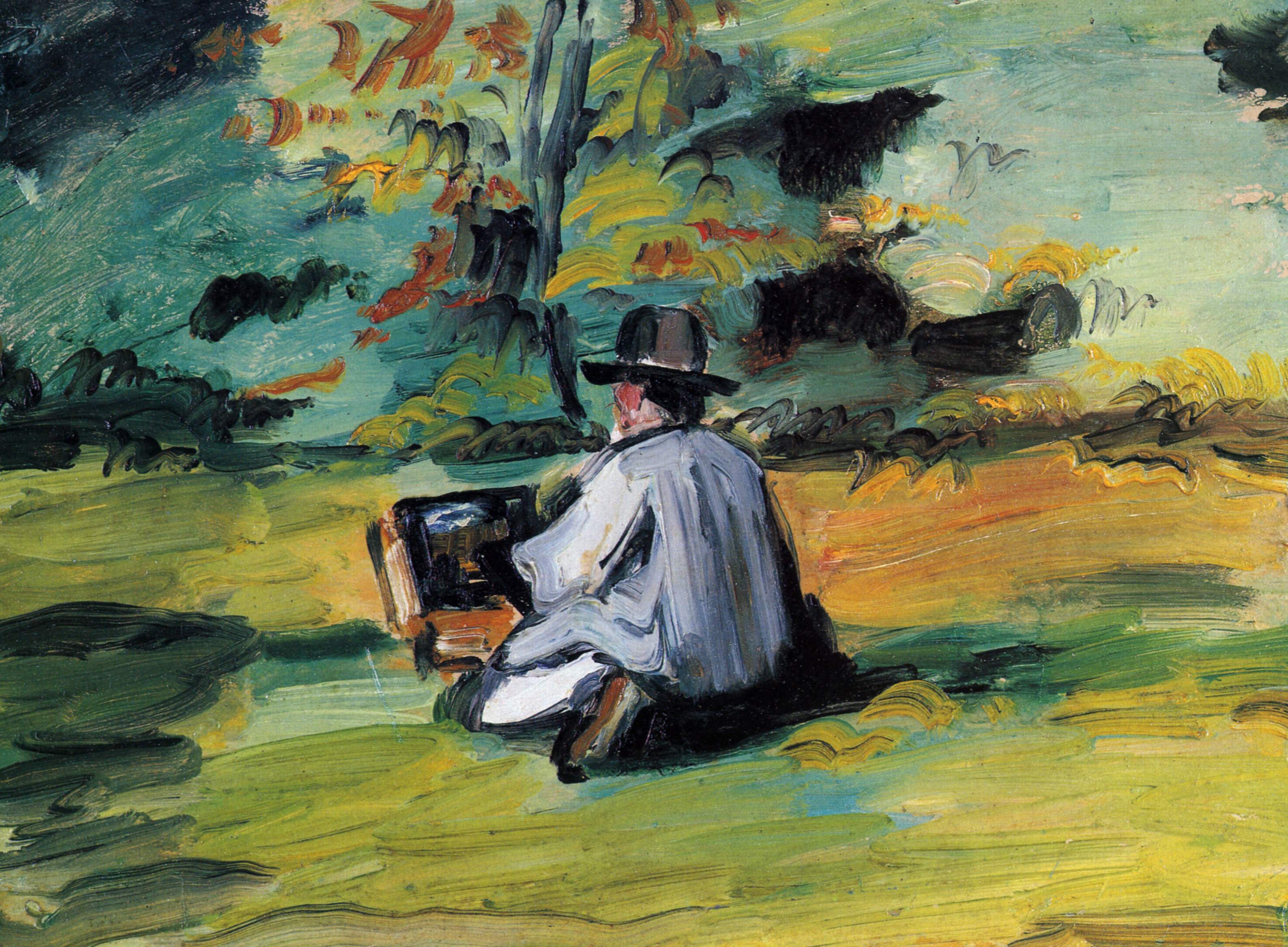A Painter at Work (1875) Paul Cézanne tablo - Dekolata
