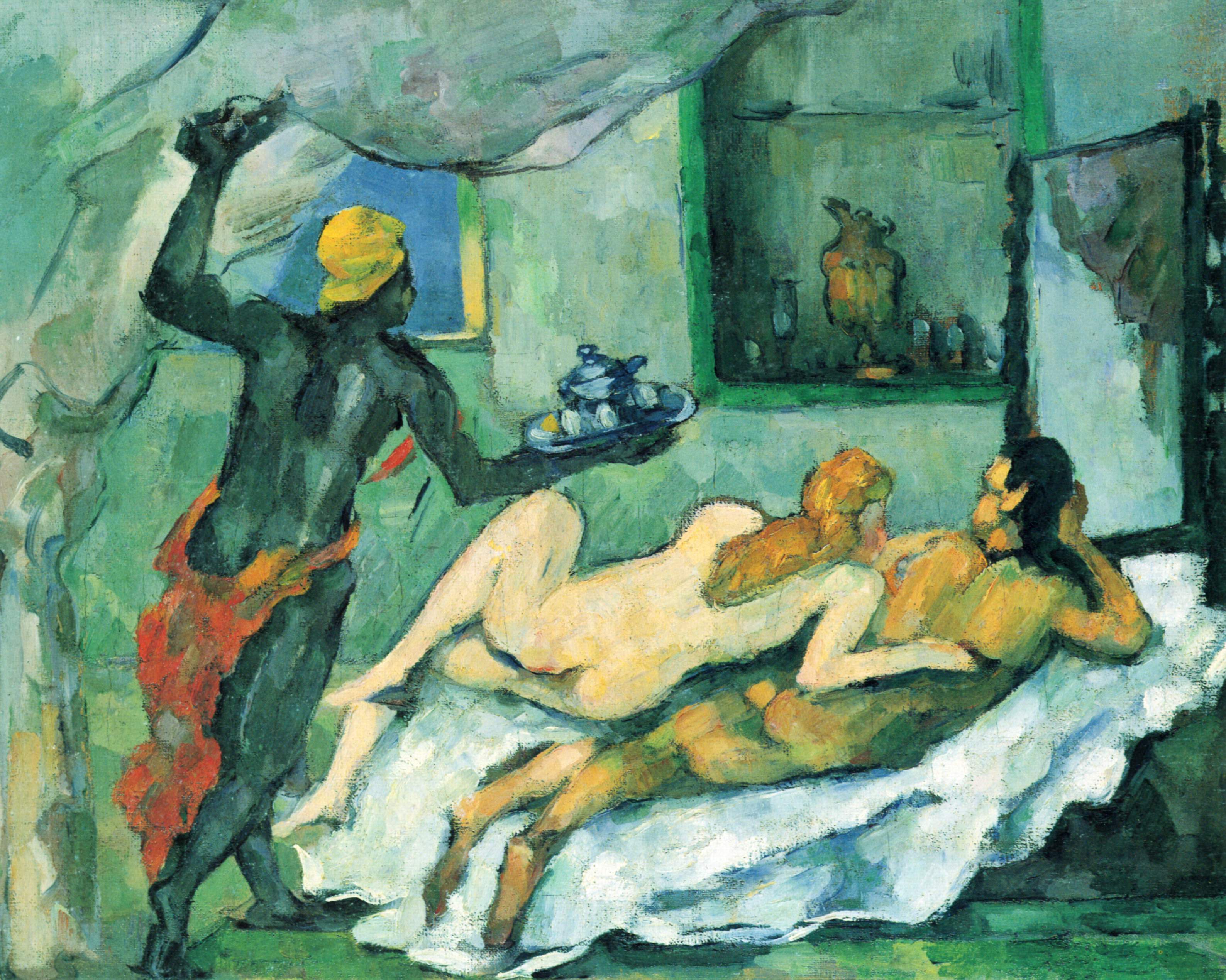 Afternoon in Naples (1875) Paul Cézanne tablo - Dekolata