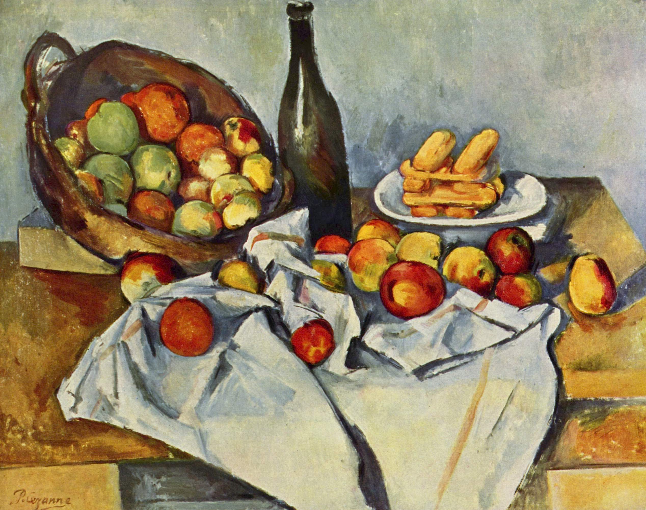 Basket of Apples (1895) – Paul Cézanne Tablo
