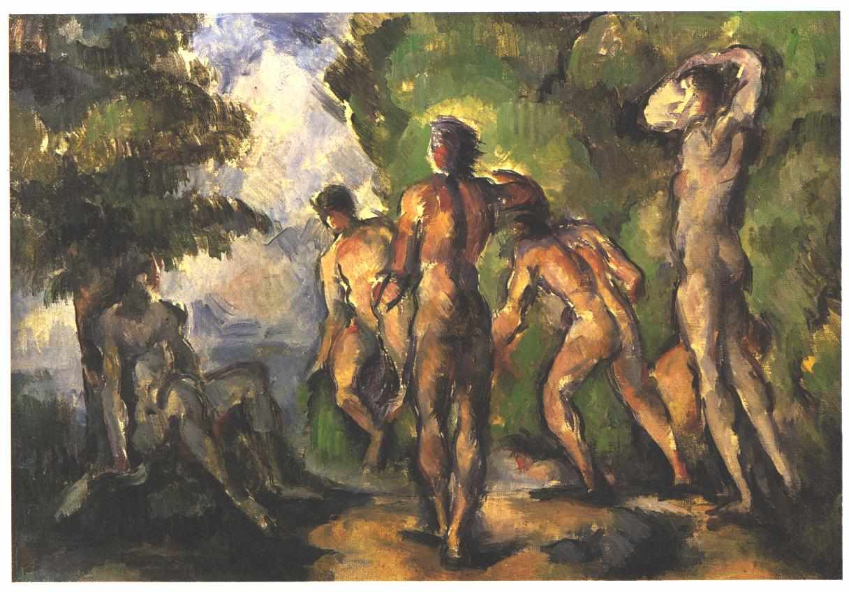 Bathers at Rest (1904) Paul Cézanne tablo - Dekolata