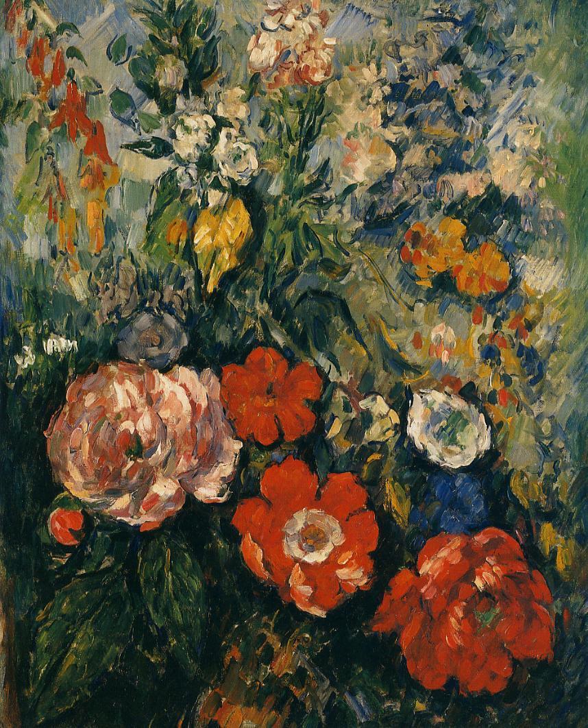 Bouquet of Flowers (1880) Paul Cézanne tablo - Dekolata