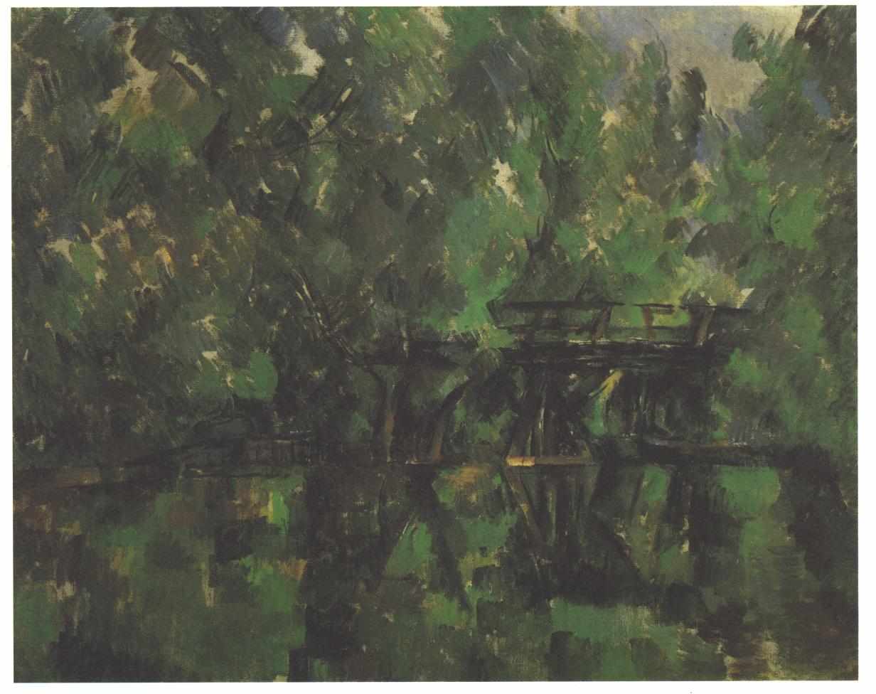 Bridge over the pond (1889) Paul Cézanne tablo - Dekolata