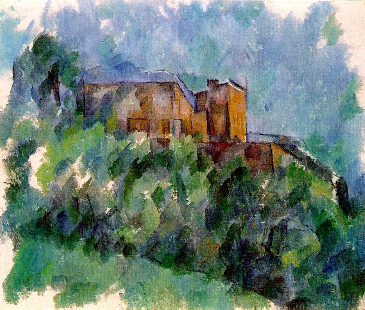 Chateau Noir (1905) Paul Cézanne tablo - Dekolata