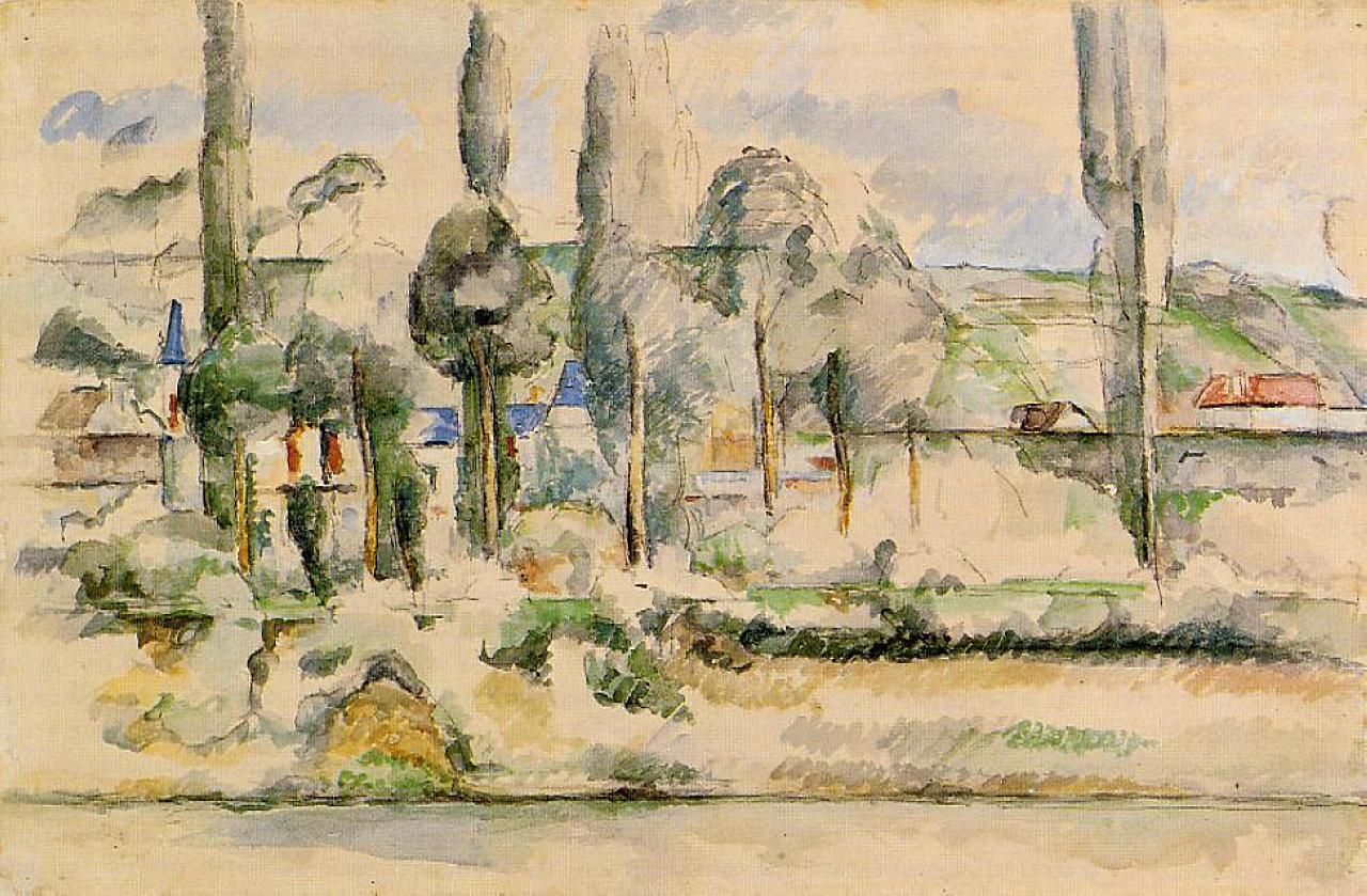 Chateau de Madan (1881) Paul Cézanne tablo - Dekolata