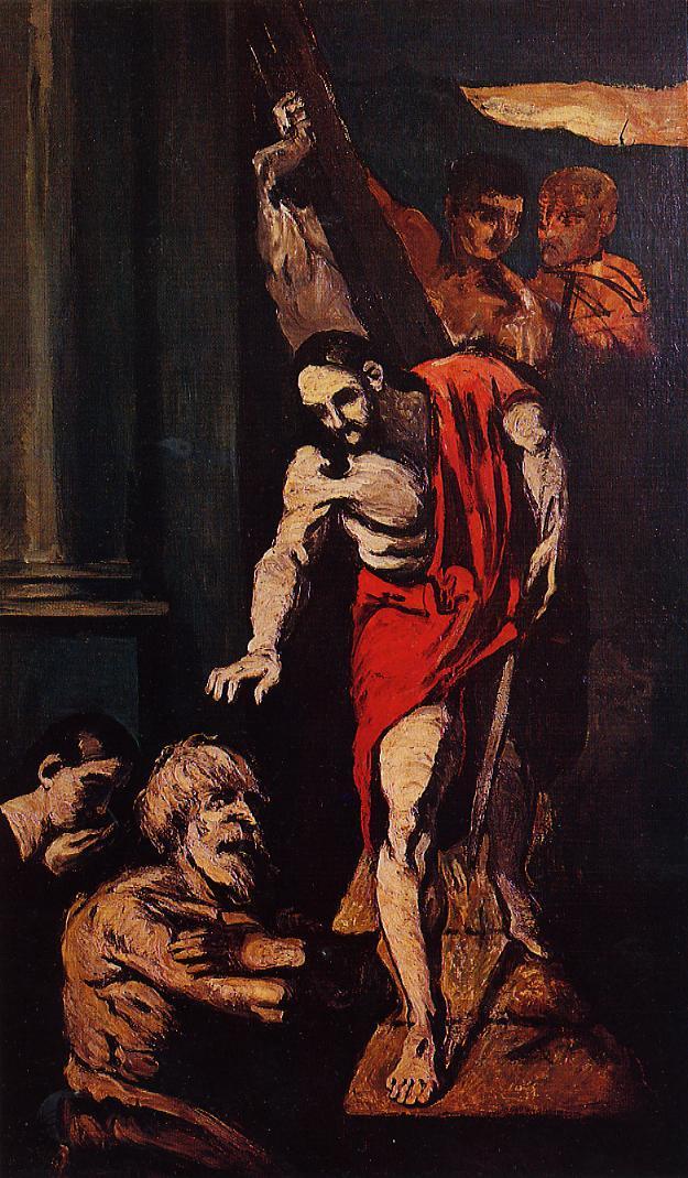 Christ in Limbo (1867) Paul Cézanne tablo - Dekolata
