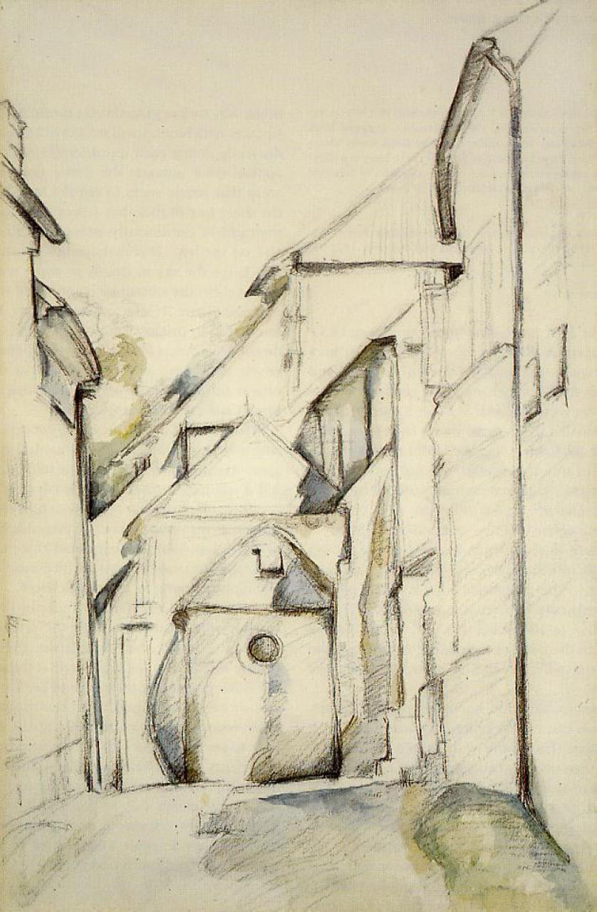 Church of Saint Pierre in Avon (1894) – Paul Cézanne Tablo
