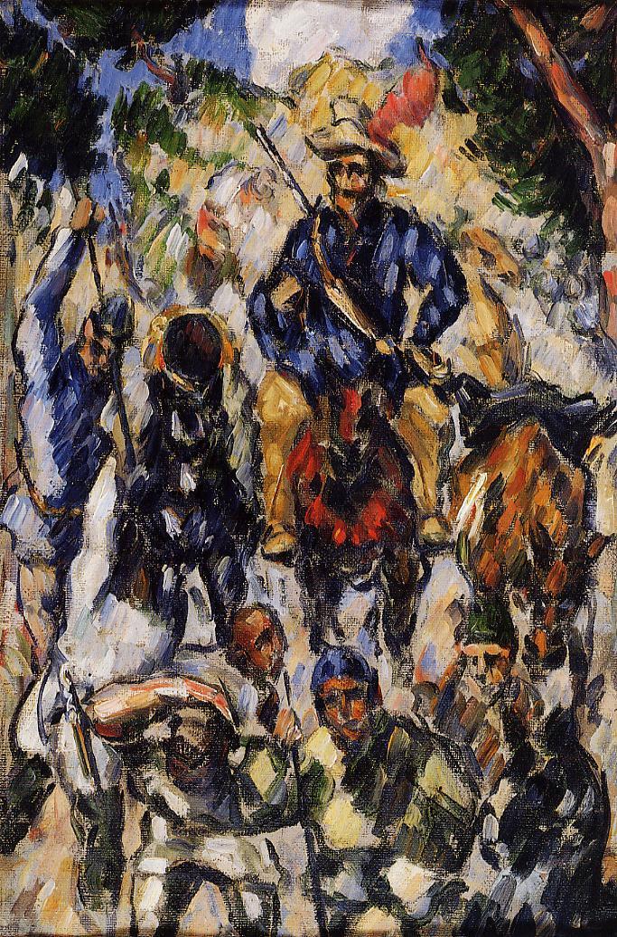 Don Quixote, View from the Back (1875) – Paul Cézanne Tablo