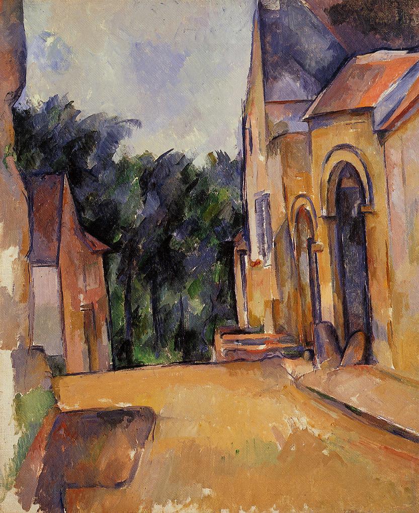 Farm at Montgeroult (1898) Paul Cézanne tablo - Dekolata