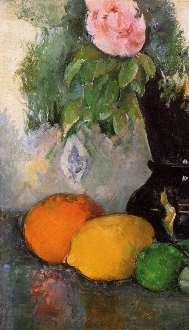 Flowers and Fruit (1880) Paul Cézanne tablo - Dekolata