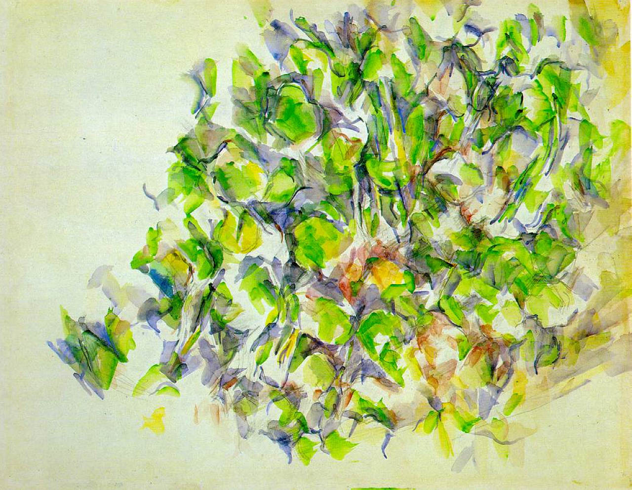 Foliage (1900) Paul Cézanne tablo - Dekolata