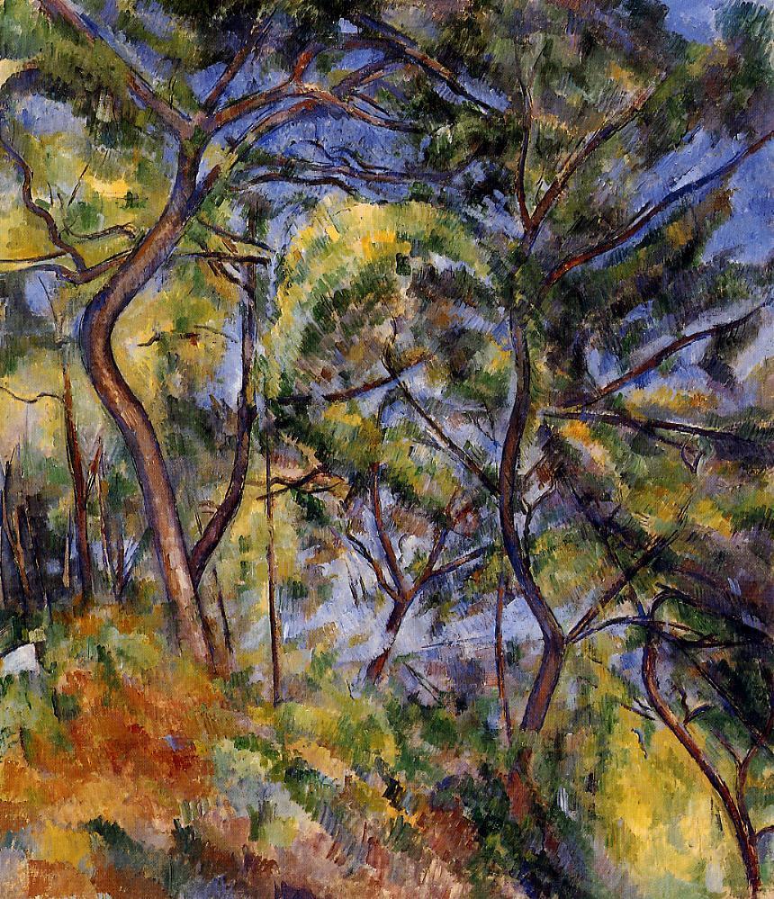Forest (1894) Paul Cézanne tablo - Dekolata