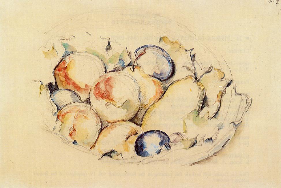 Fruits (1885) Paul Cézanne tablo - Dekolata