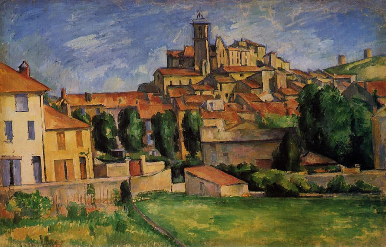 Gardanne (Horizontal View) (1885) Paul Cézanne tablo - Dekolata