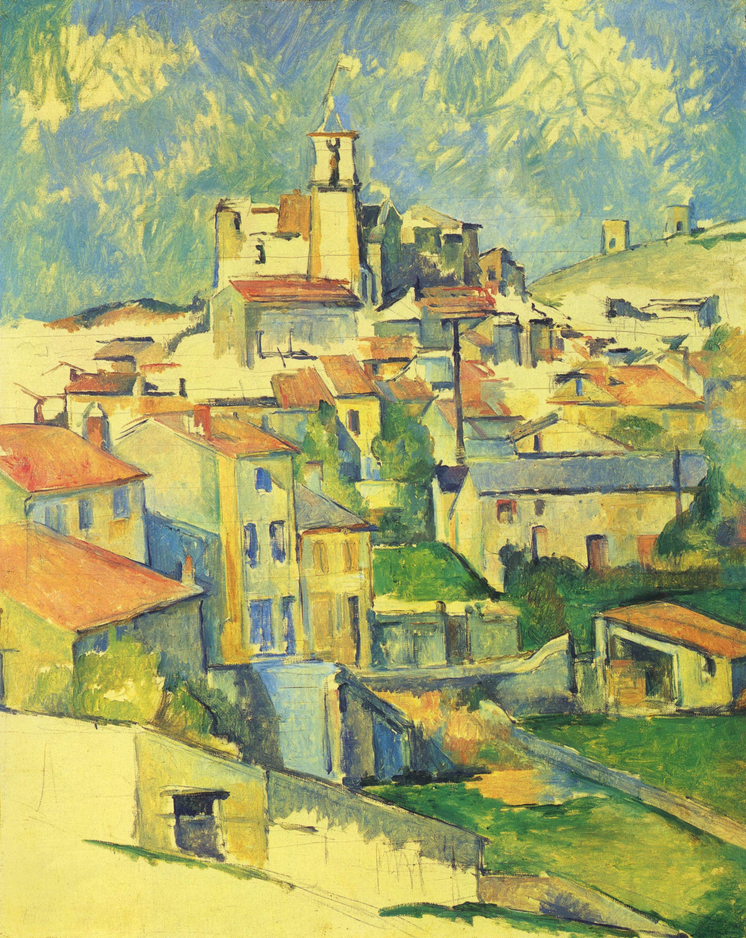Gardanne (1886) Paul Cézanne tablo - Dekolata