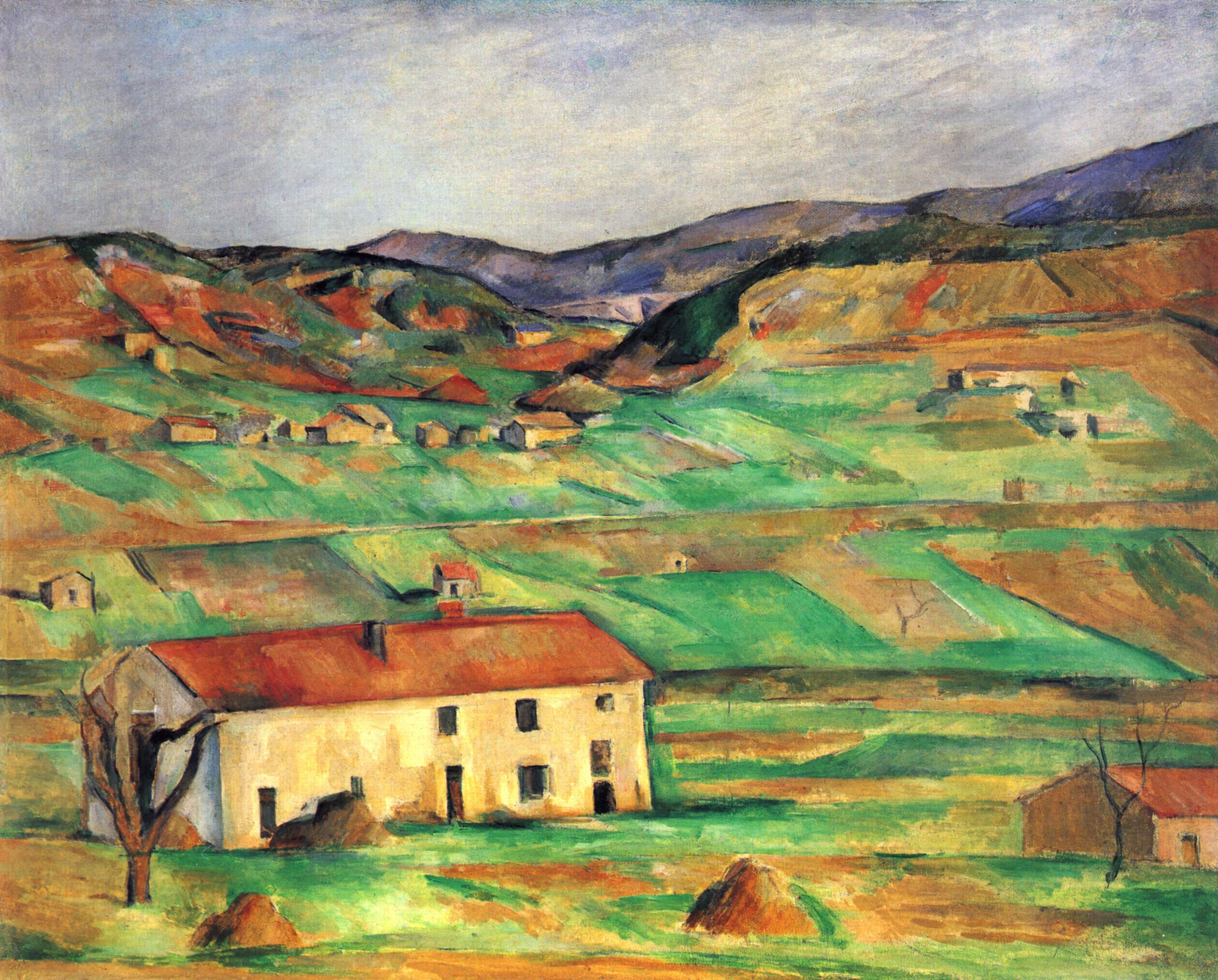 Gardanne (1890) Paul Cézanne tablo - Dekolata