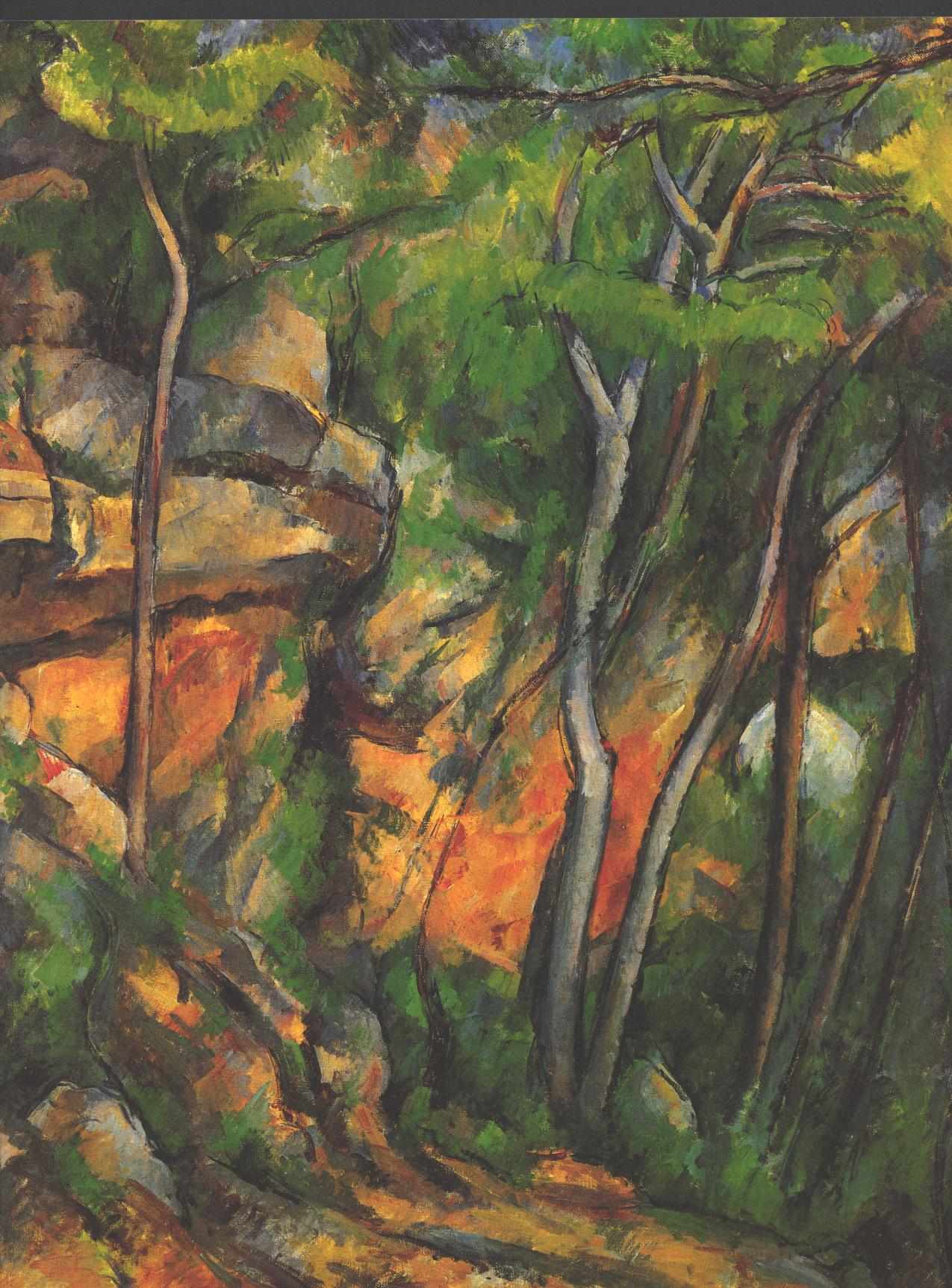 In the Park of the Chateau Noir (1900) Paul Cézanne tablo - Dekolata