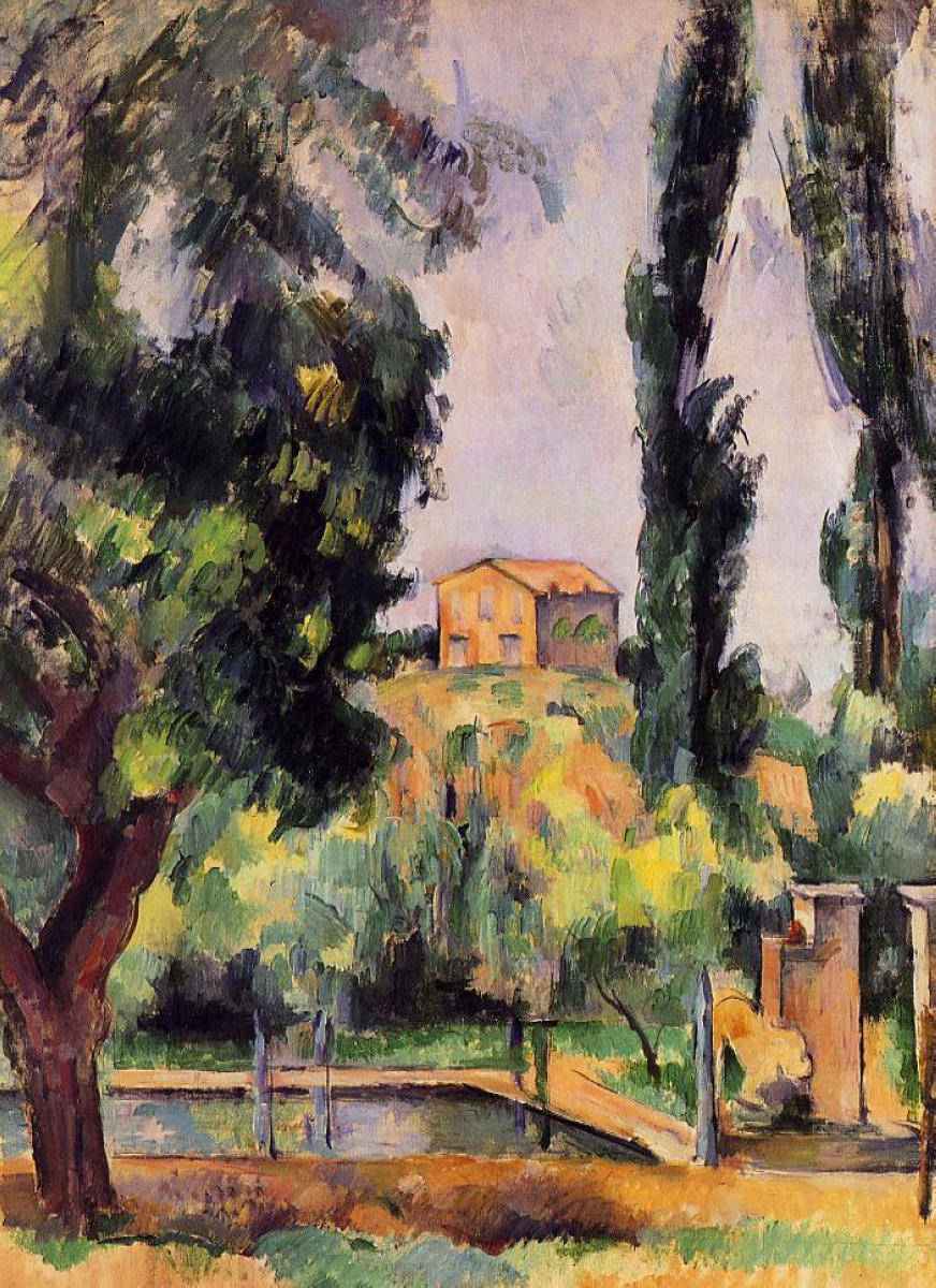 Jas de Bouffan (1887) Paul Cézanne tablo - Dekolata