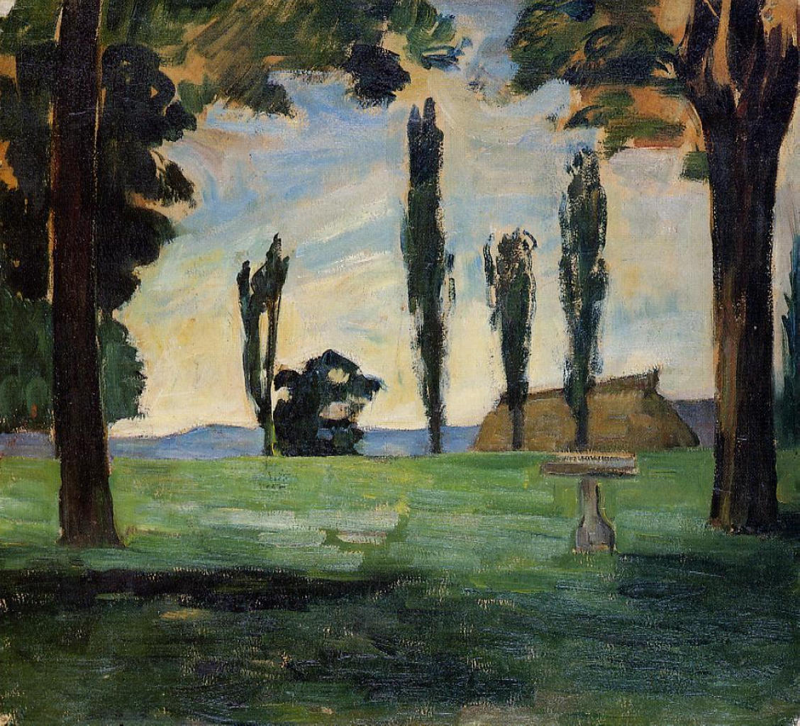 Landscape (1866) Paul Cézanne tablo - Dekolata