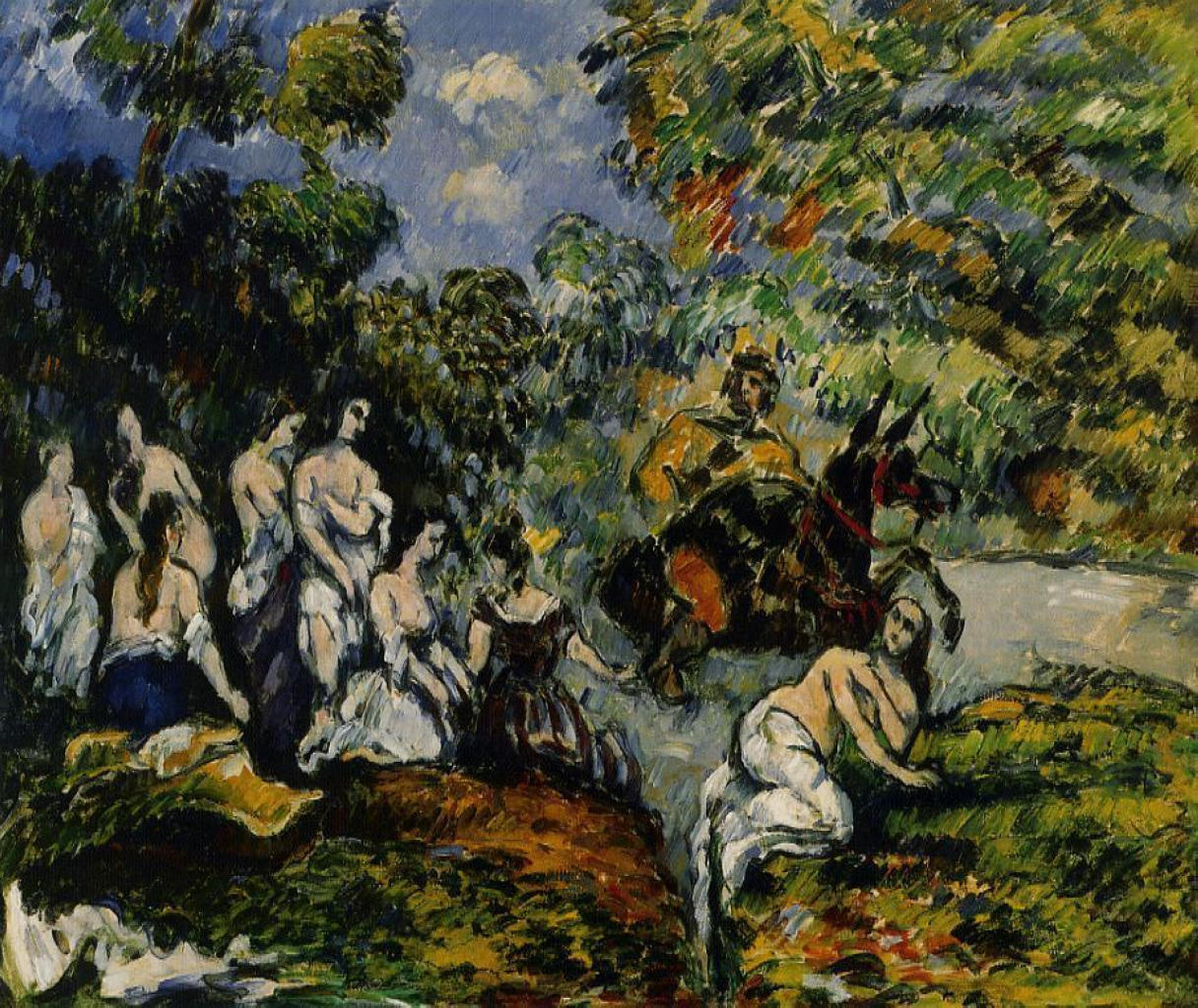 Legendary Scene (1878) Paul Cézanne tablo - Dekolata