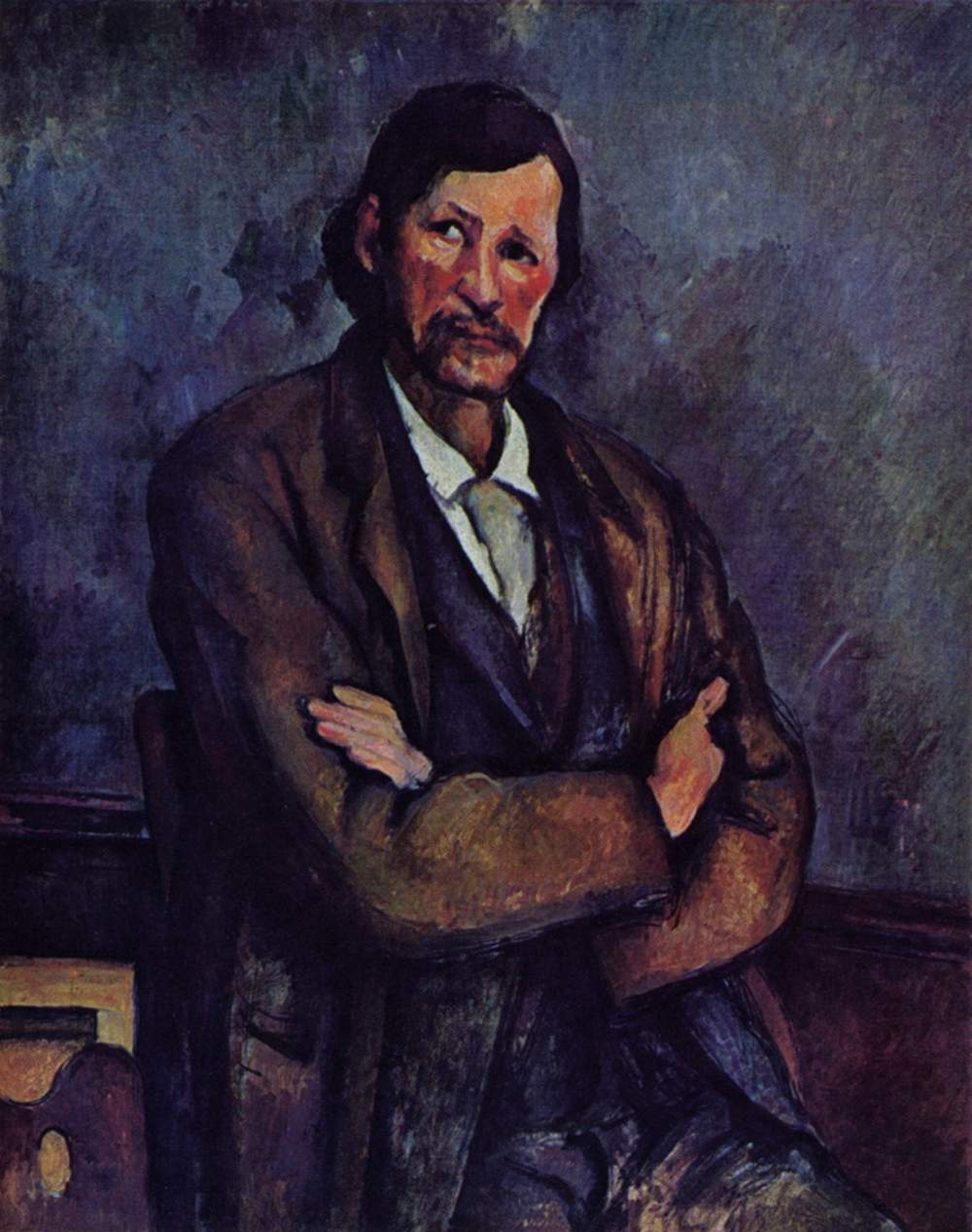 Man with Crossed Arms (1900) Paul Cézanne tablo - Dekolata