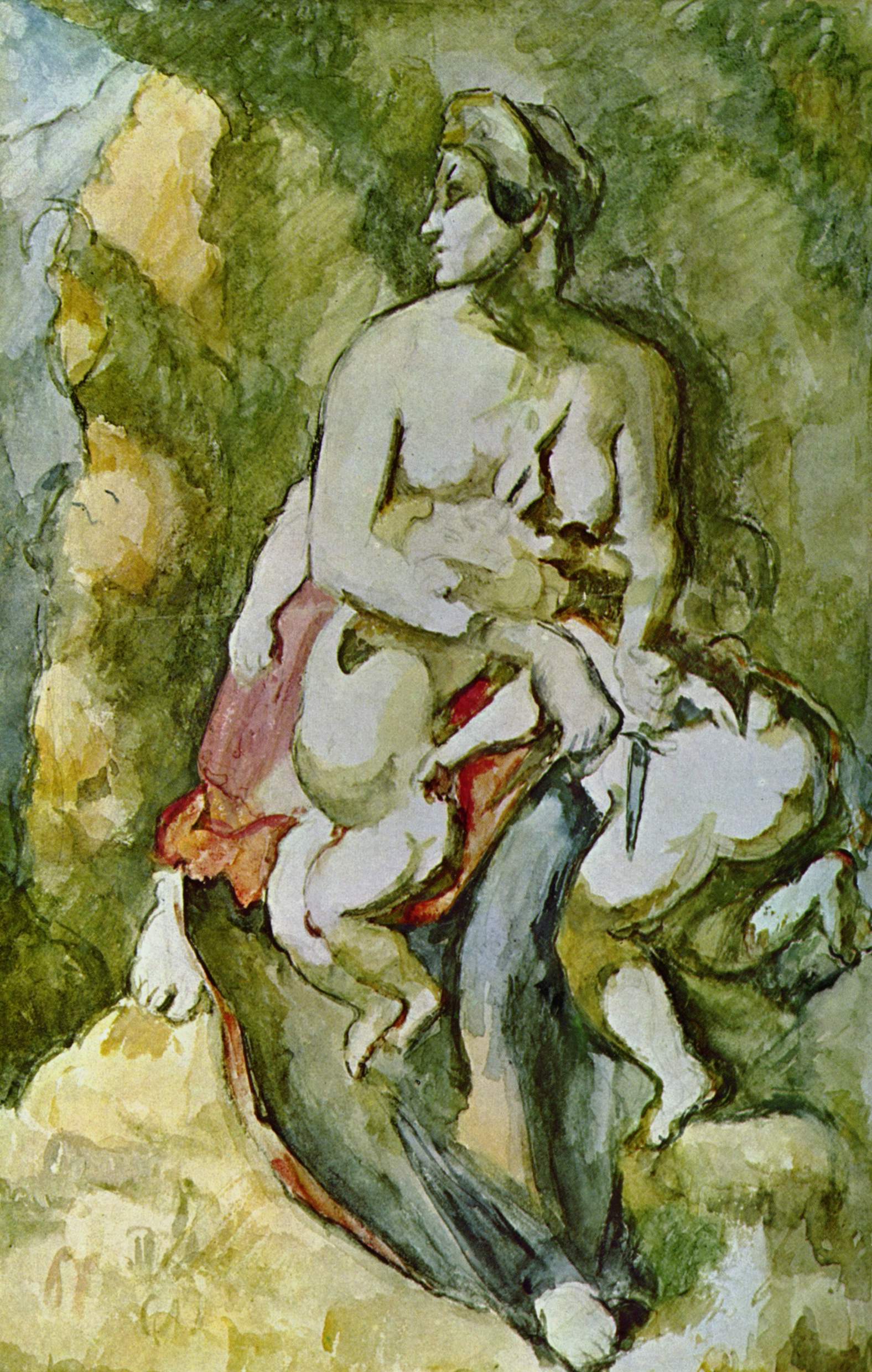 Medea (1882) Paul Cézanne tablo - Dekolata