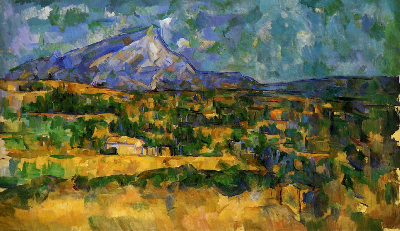 Mont Sainte Victoire (1906) Paul Cézanne tablo - Dekolata