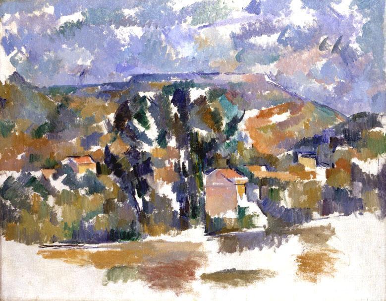 Mont Sainte Victoire Seen from les Lauves (1905) – Paul Cézanne Tablo