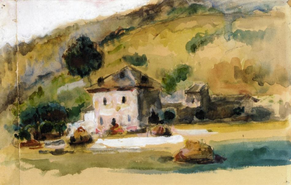 Near Aix En Provence (1867) Paul Cézanne tablo - Dekolata