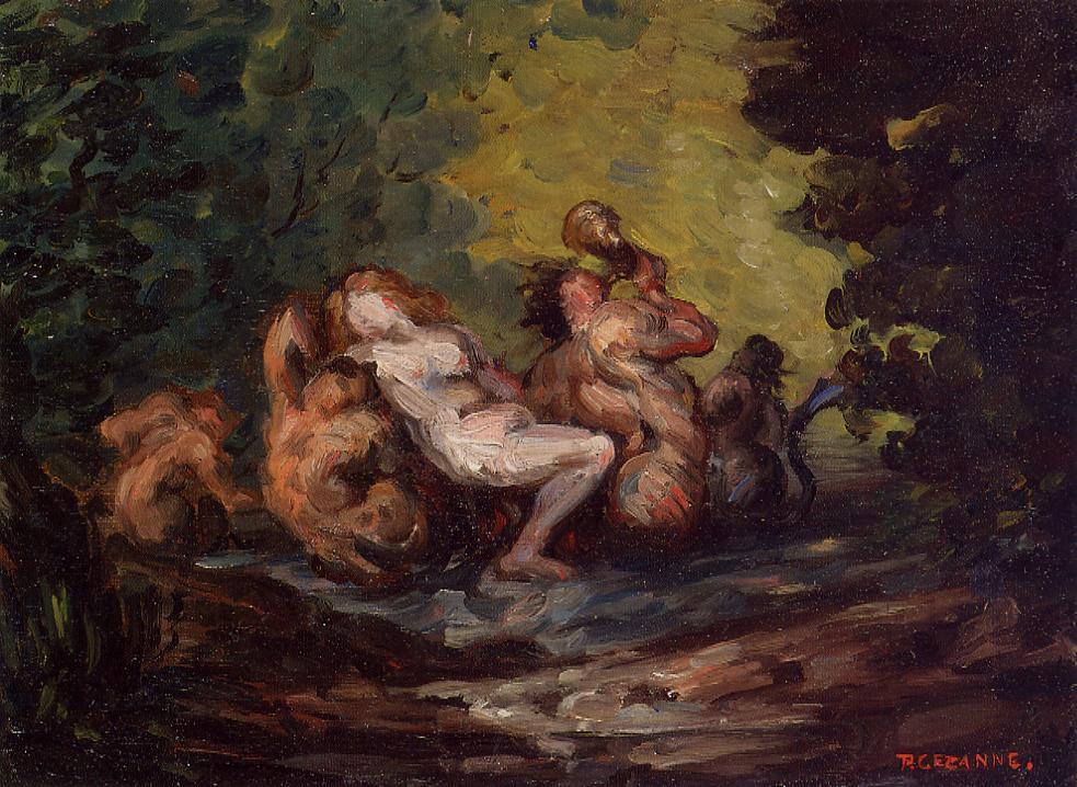 Neried and Tritons (1867) Paul Cézanne tablo - Dekolata