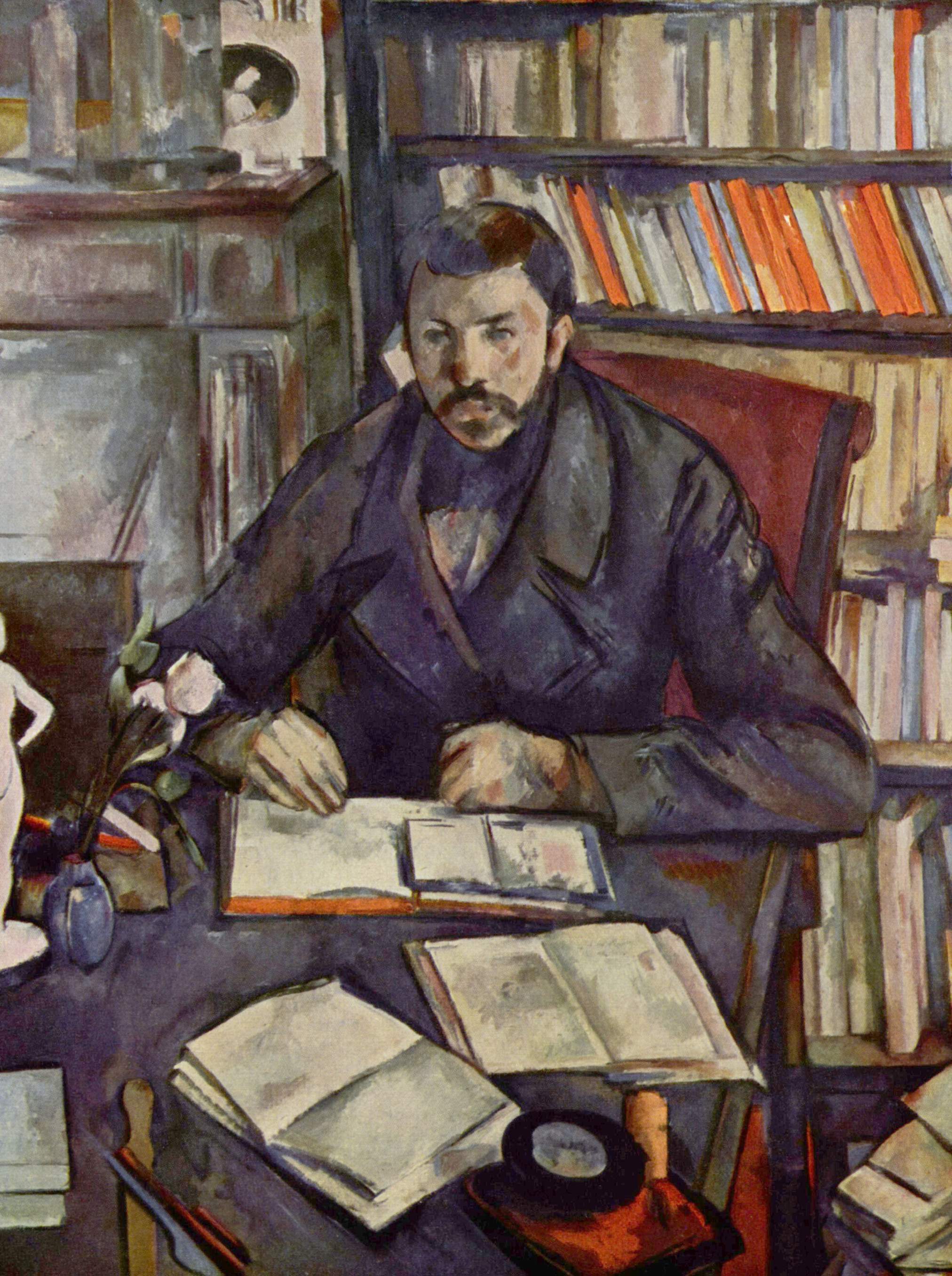 Portrait of Gustave Geffroy (1895) Paul Cézanne tablo - Dekolata