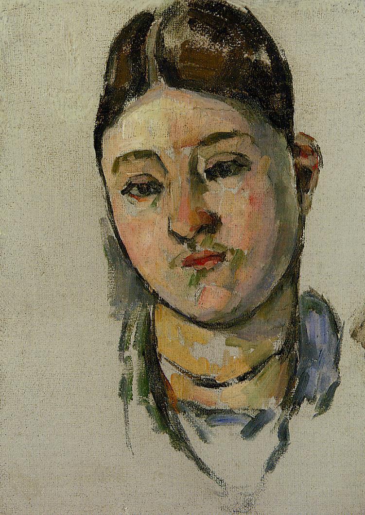 Portrait of Madame Cezanne (1883) Paul Cézanne tablo - Dekolata