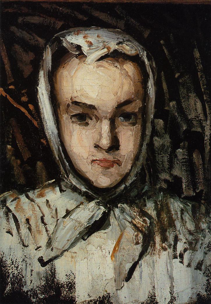 Portrait of Marie Cezanne, the Artist's Sister (1867) Paul Cézanne tablo - Dekolata