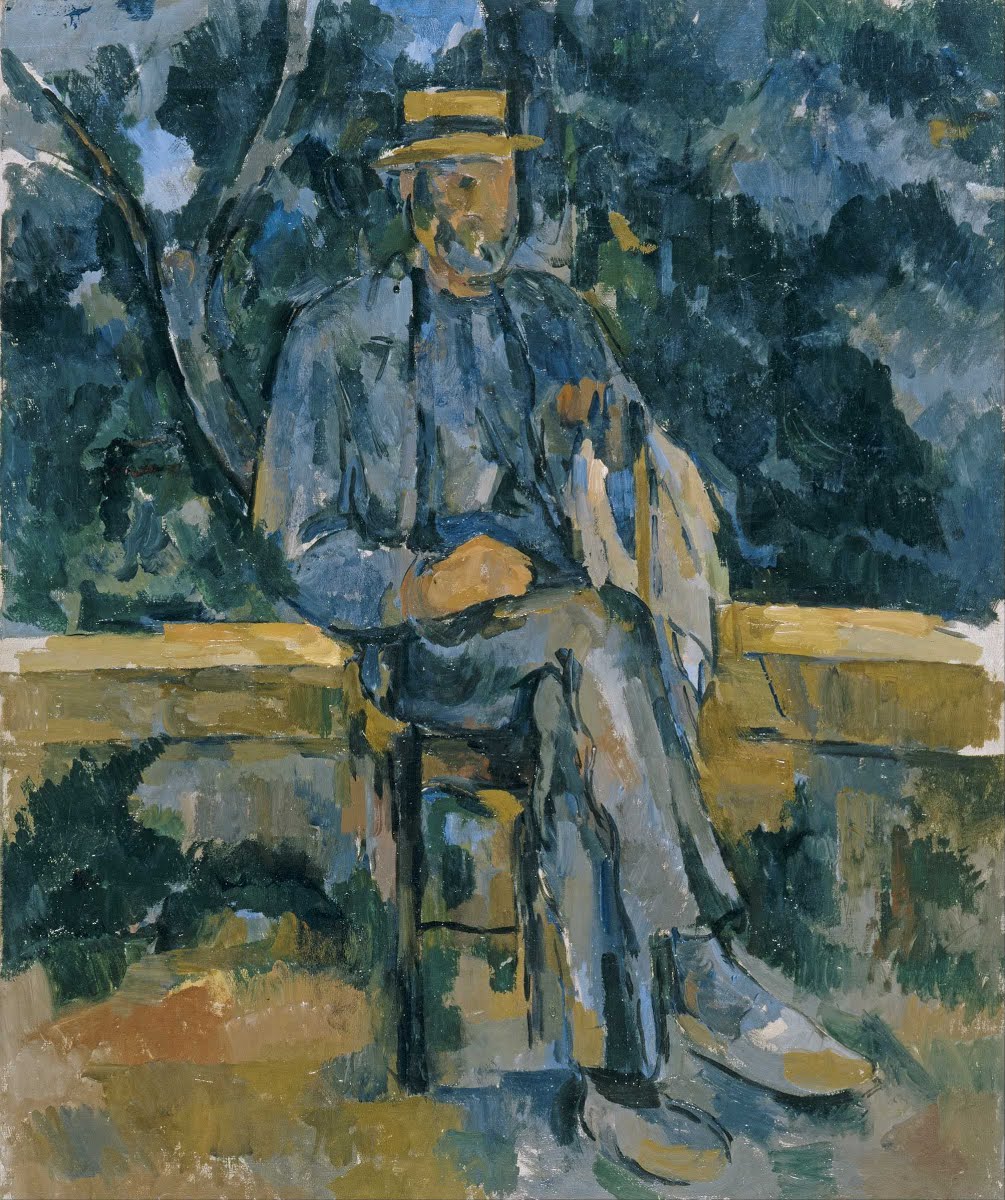 Portrait of Peasant (1894) Paul Cézanne tablo - Dekolata