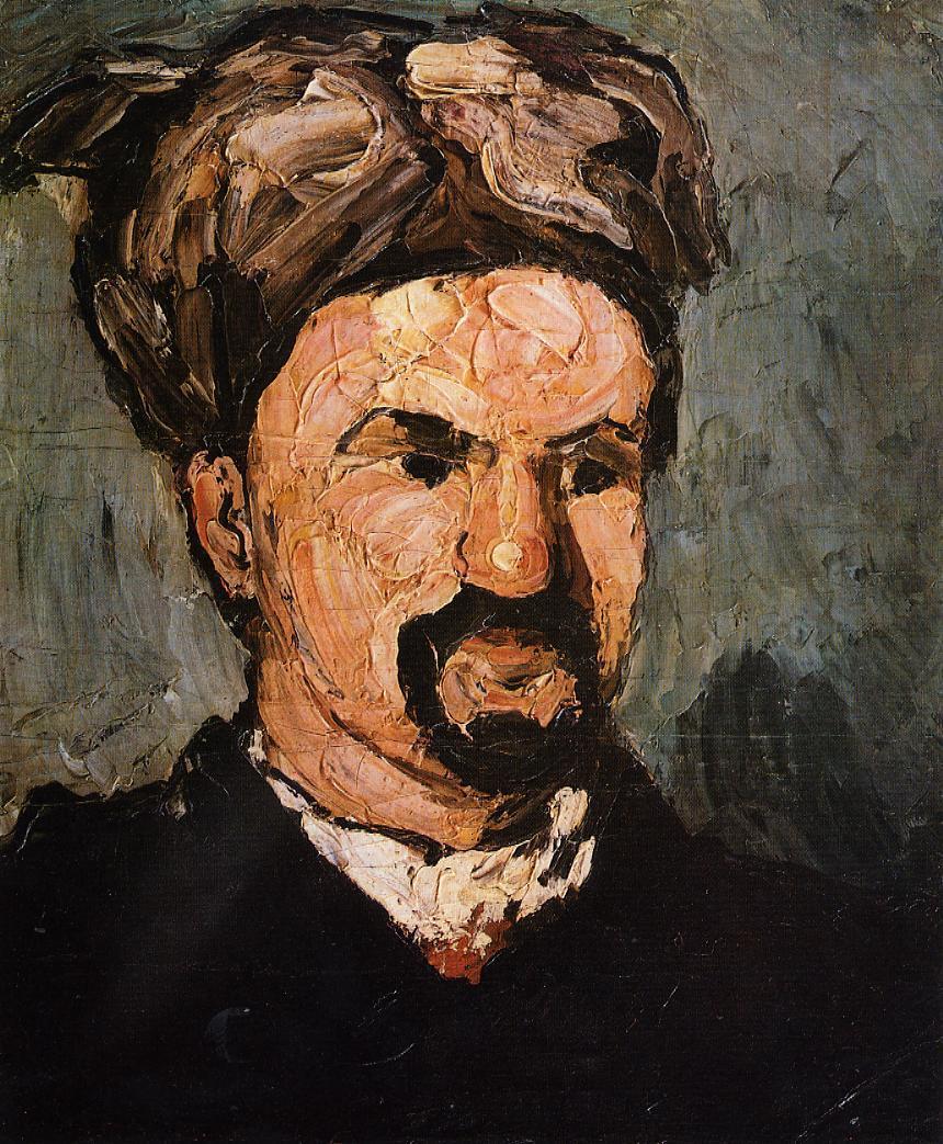 Portrait of Uncle Dominique in a Turban (1866) Paul Cézanne tablo - Dekolata